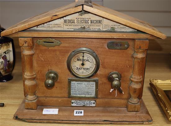 An Automatic Medical Electric Machine in architectural beech case